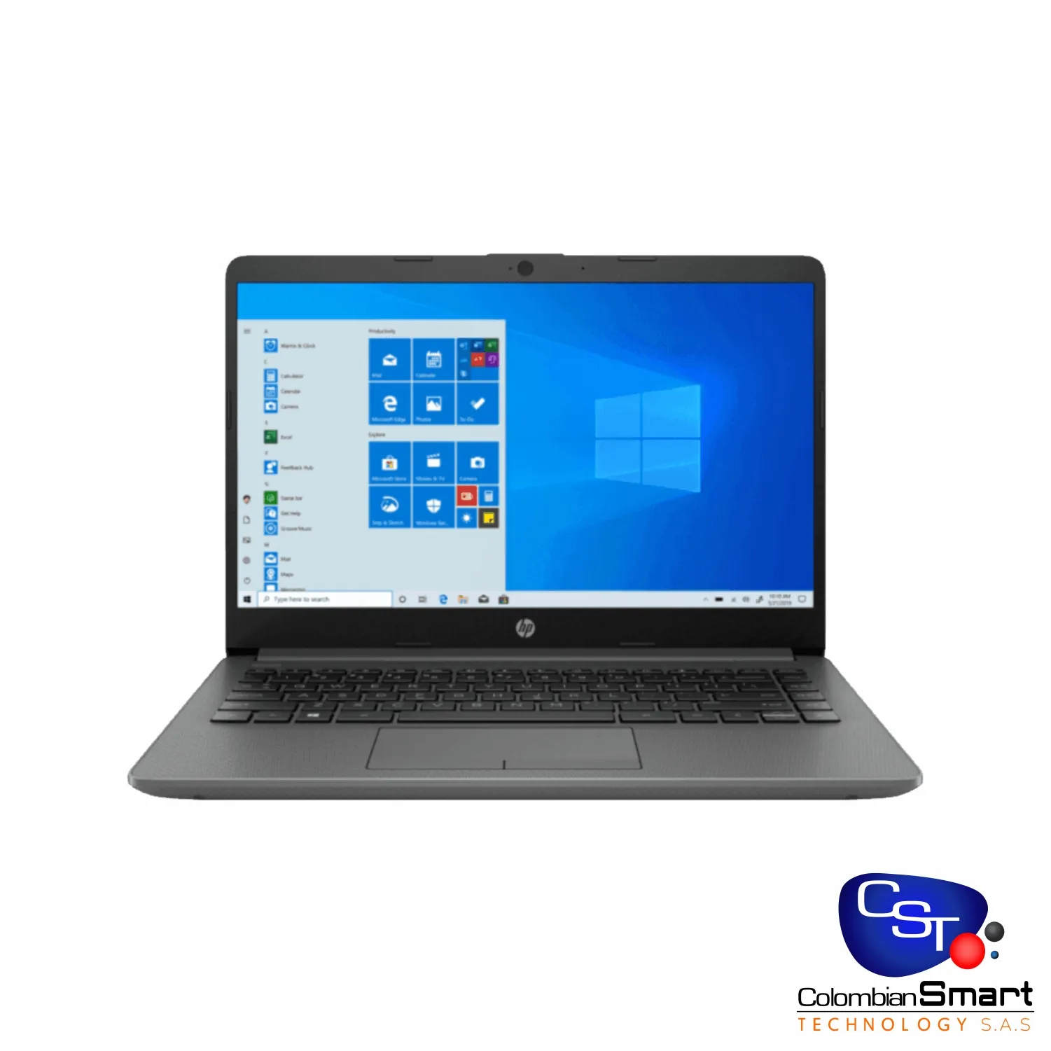 Portátil Laptop Hp Pentium Gold 6405, 4Gb Ram, 128Gb Ssd, 14", Gris